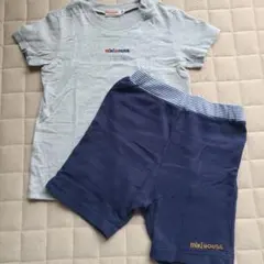 mikiHOUSE Tシャツ＆ショートパンツセット