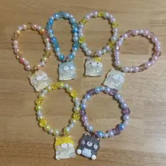 ねこチャーム付き　ブレスレット