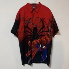スパイダーマン　spider man アロハTシャツ　マーベル　marvelのサムネイル