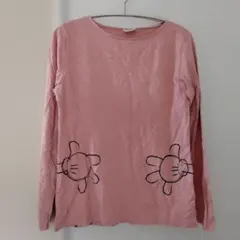 ミニー　Disney Fantasy Shop ピンク 長袖カットソー 　L