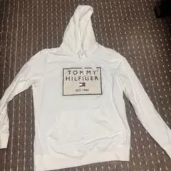 TOMMY HILFIGER ホワイトパーカー Mサイズ