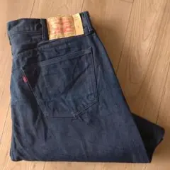 Levi's 501濃紺ジーンズ/デニムパンツ/古着/実寸W40L32/裾直有