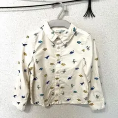 〈最終セール美品〉JohnLewis ジョンルイス 恐竜シャツ 2〜3歳 子供服