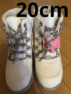 ムーンスター　ニーモ 防水冬底スノーブーツ　20.0センチ　ベージュ