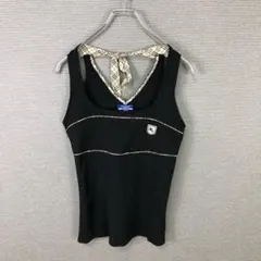 BURBERRY ノバチェックリボン ホルターネックタンクトップ 38 ブラックのサムネイル