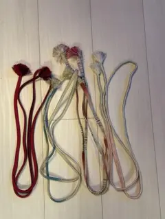 帯締め　4本　セット　正絹