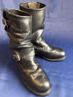 黒タグ 70s～80s Chippewa エンジニアブーツ 黒 レザー　チペワのサムネイル