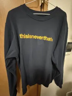 thisisneverthat クルーネック スウェット ネイビー M - メルカリ