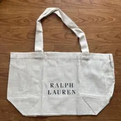 Ralph Lauren コットントートバッグ ベージュ