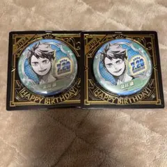 ハイキュー!!　及川徹　バースデイ缶バッジ