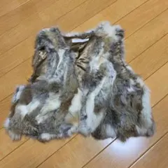 ローリーズファーム　ラビット ファーベスト 新品同様Fサイズ