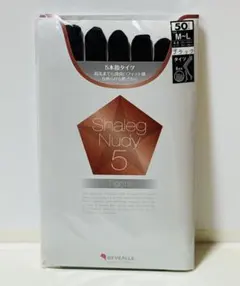 REVEALLE Shaleg Nudy 5 5本指タイツ M〜L ブラック