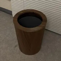 RAKU 木製ゴミ箱 ダストボックス インナーボックス付 12L ダークブラウン