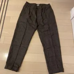 Gold チェック柄パンツ Lサイズ