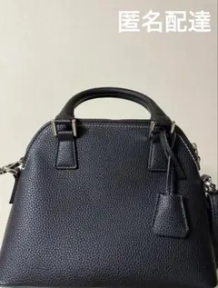 AZUL ダブルジッパーハンドバッグ　ブラック