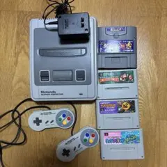 Nintendo SUPER FAMICOM 本体 ソフト4本セット