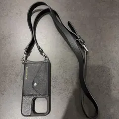 BANDOLIER ブラック ショルダーケース　アイホン14プロ
