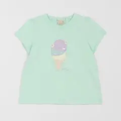 petit main 【防汚/リンク】キラキラモチーフTシャツのサムネイル