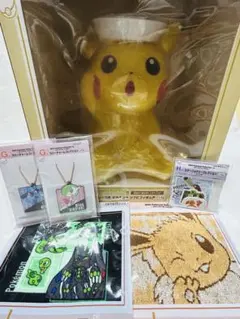 く*ー様 ピカチュウ フィギュア　チャーム　ステッカー　おまけ付き！