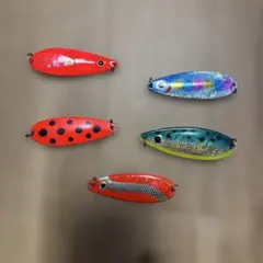 Daiwa SHAKE アキアジ スプーン ルアー 5個セットのサムネイル