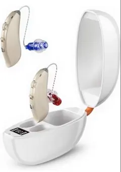 美品 ショップジャパン 楽ちんヒアリング SK-05 集音器 充電器無し