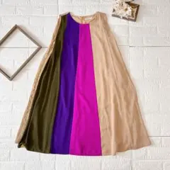 JODIE KELLING ノースリーブ ロングワンピース マルチカラー 40