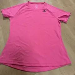 adidas ピンク 半袖Tシャツ S～Mくらいの方へ