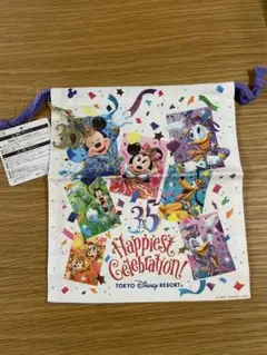 ディズニー 35周年 巾着