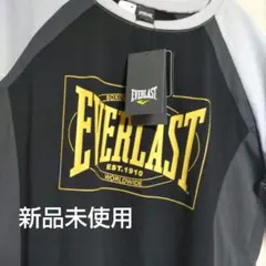EVERLAST ラグランスリーブ Tシャツ 黒/グレー