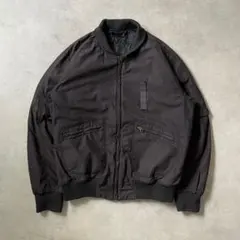 リバーシブル　ボンバージャケット　キルティング