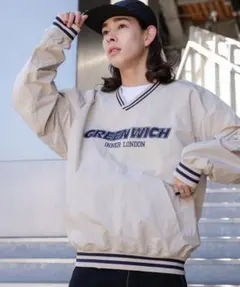 GREEN WICH INNER LONDONプルオーバー ナイロンジャケット