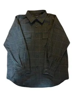 BACK NUMBER チェック柄 長袖シャツ XL