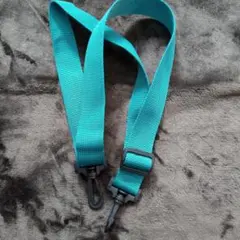 ターコイズグリーン ナイロン ショルダーストラップ