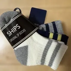 SHIPS キッズ靴下 3足セット 12-14