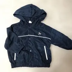 cottoliネイビー フード付きジャケット 80cm