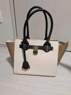 CECIL McBEE セシルマクビー トートバッグ 南京錠チャーム付