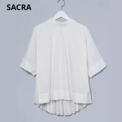 Soeju ソージュ26SSジョーゼットバックリボンフレアスリーブブラウス