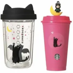 スタバ ハロウィン ダブルウォール耐熱グラス リユーザブルカップ ベアリスタ