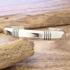 超希少 Navajo Old pawn ナバホ インゴットヘビーバングル ギルド