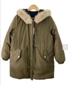 31 Sons de mode リバーシブル　ロングダウンカーキ　トランテアン