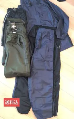 メンズナイロンシャカシャカ裏起毛　6点まとめ売り【新品未使用】