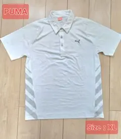 PUMA ポロシャツ ホワイト XL