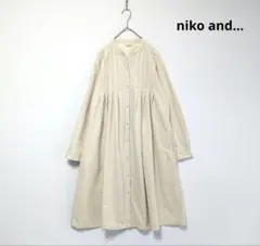 ニコアンド ベージュ コットン ロングワンピース