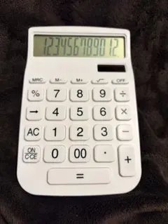 ホワイト デジタル計算機 電卓