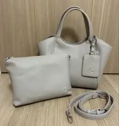 キタムラ おさいふポシェット ショルダー紐取り外し可能 サンド