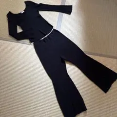 ニット ワイドパンツ