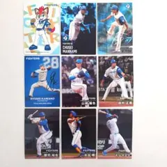 プロ野球チップスカード 2025 北海道日本ハムファイターズ 9枚
