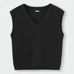 ダブルフェイスVネックベスト