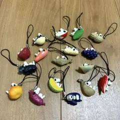 スヌーピー 食べ物モチーフ ストラップ 14個セット