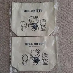 HELLO KITTYのトートバッグ２枚(未使用品)
